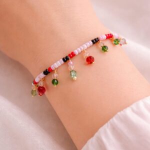 Multicolor beaded bracelet