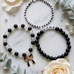 Black Stack Bracelet