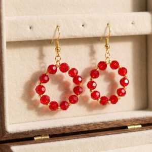 Crystal Beaded Earrings