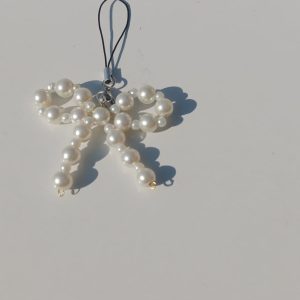 Bow Beaded Phone Charm