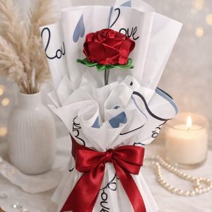 Handmade Single Ribbon Flower Bouquet