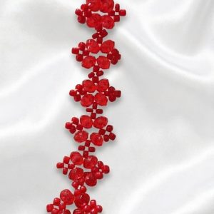 Crystal beaded bracelet