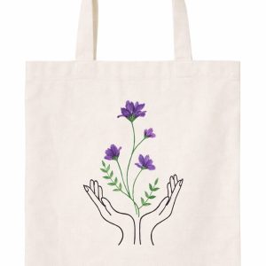 Hand-Painted Tote Bag